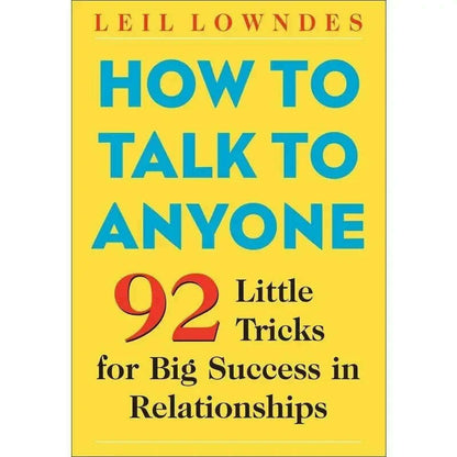 How To Talk To Anyone 92 Little Tricks for Big Success Book