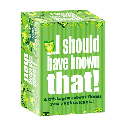 I Should Have Known That! – A Trivia Game with Hilarious Twists