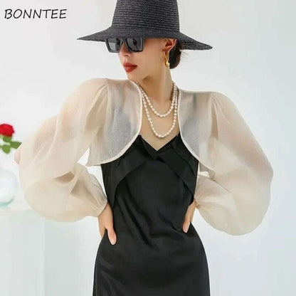 Jackets Women Temperament Sheer Popular Sun-proof Female Thin Summer Loose Breathable Korean Style Casual All-match Graceful New
