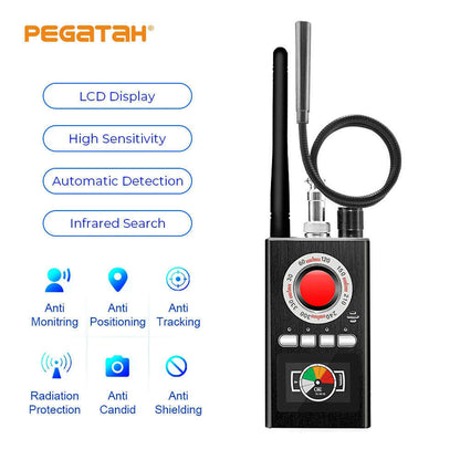 K88 Hidden Devices Detector LED display Anti Candid Camera Detector hunter GPS Bug mini camera RF  Signal Scanner Camera Finder