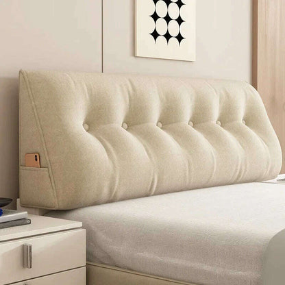 Long Pillow Headboard Cushion Triangle Large Back Bed Soft Bag Pillow Can Be Disassembled Washed Bedroom Sofa Cojín Triangular