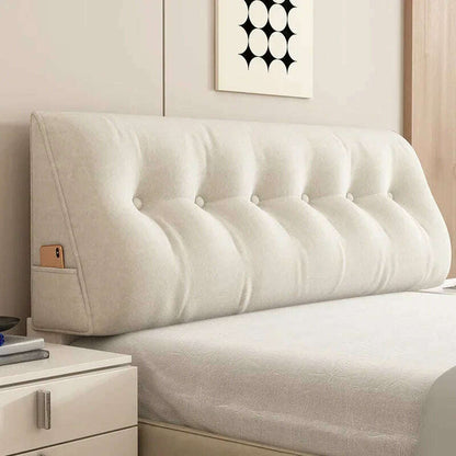 Long Pillow Headboard Cushion Triangle Large Back Bed Soft Bag Pillow Can Be Disassembled Washed Bedroom Sofa Cojín Triangular