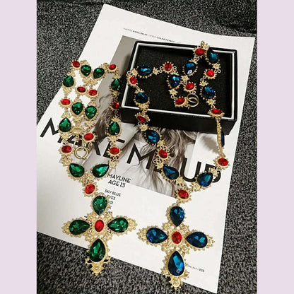 luxury crystal statement choker necklace party jewelry for women accossery personalized necklace