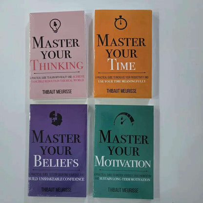Master Your Thinking, Time,Beliefs,Motivation,English Original Novel By Thibaut Meurisse Better Manage Your Feelings Book
