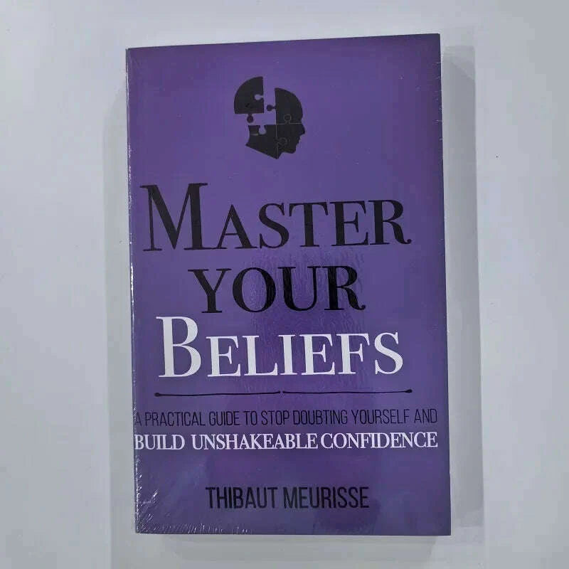 Master Your Thinking, Time,Beliefs,Motivation,English Original Novel By Thibaut Meurisse Better Manage Your Feelings Book