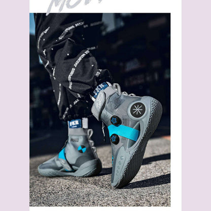 Men's Basketball Shoes Breathable Cushioning Non-Slip Wearable Runing Shoes Gym Training Athletic Basketball Sneakers for Women