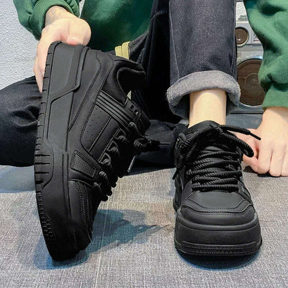 Men's Luxury Sneakers White Leather Casual Shoes Comfortable Running Shoes for Men Luxury Platform Sport Shoes Zapatillas Hombre