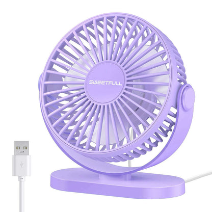 Mini USB Desktop Fan Portable Hook up Fan Desktop Office USB Quiet Cooling Fans Three Speed Adjustment Suitable For Home Office