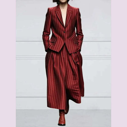 Missuoo Urban Women's Stylish Jacket Notched Collar Long Sleeve Buttoned Blazer Coat 2024 Fall New Commuter Outerwear for Female