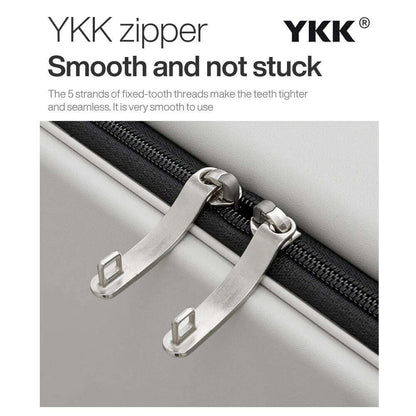 Mixi 2024 New Design Wide Handle Suitcase Men Carry-On Luggage Women Travel Trolley Case 20 Inch Cabin PC Aluminum Frame M9275