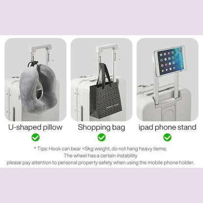 Mixi New Aluminum Frame Suitcase Carry On Rolling Luggage with USB Port Boarding Cabin Cup and Phone Holder 20 24 Inch