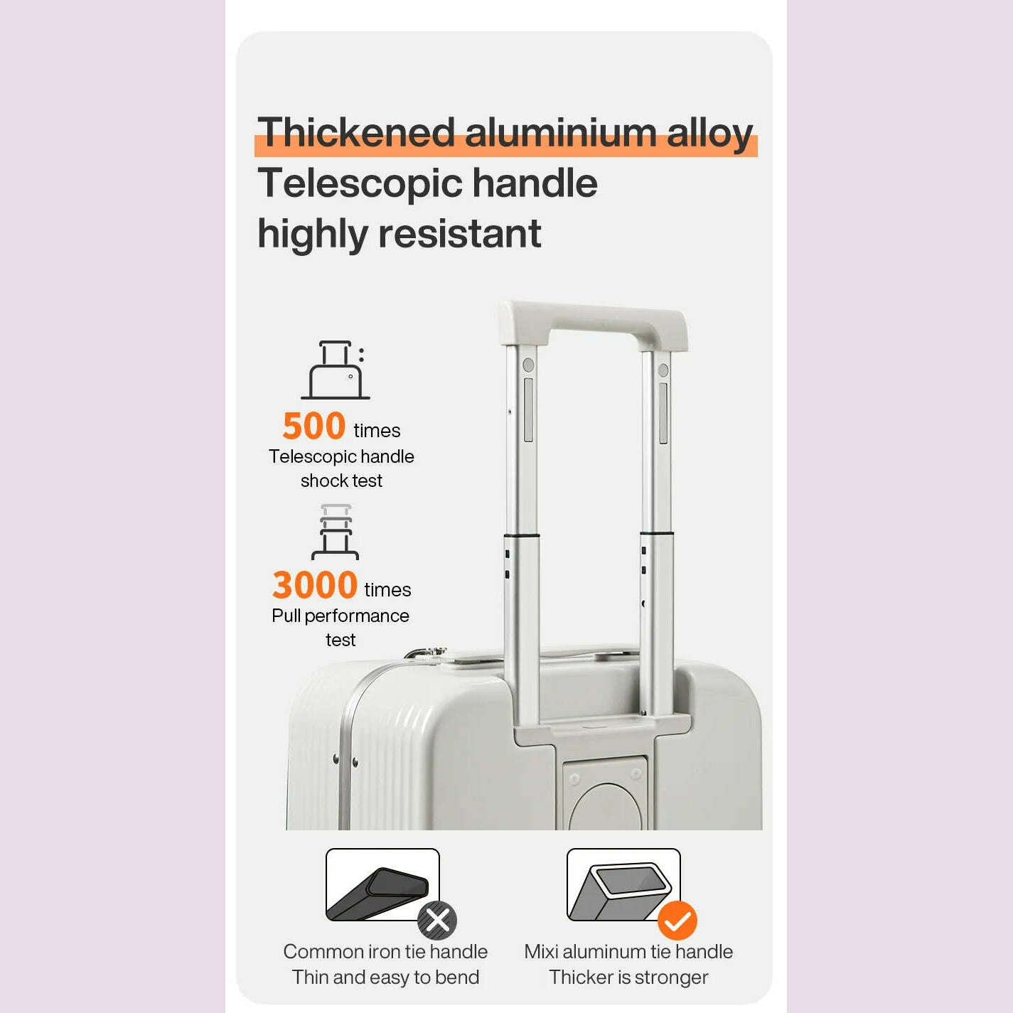 Mixi New Aluminum Frame Suitcase Carry On Rolling Luggage with USB Port Boarding Cabin Cup and Phone Holder 20 24 Inch