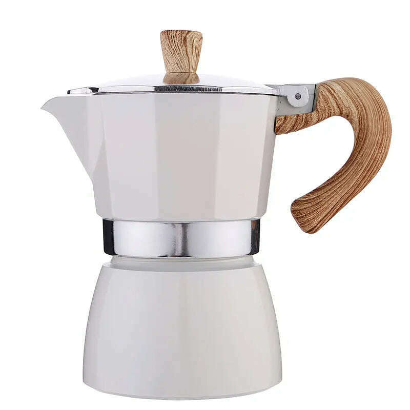 Moka Pot Italian Coffee Machine Espresso Aluminum Geyser Coffee Maker Kettle Latte Stove Classic Coffee Barista Tools 150/300ml