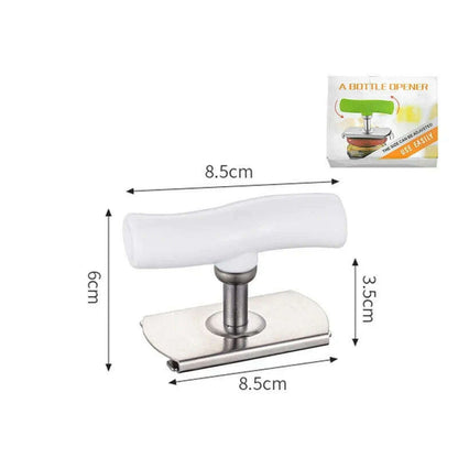 Multi-function Bottle Cap Opener Stainless Steel Adjustable Lids Off Jar Opener Labor-saving Screw Can Opener for Kitchen Gadget