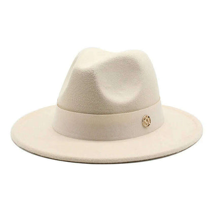New Fedora Hat For Women Winter Elegant Fashion Formal Wedding Decorate Church Cap Panama Party Jazz Hat chapeau femme