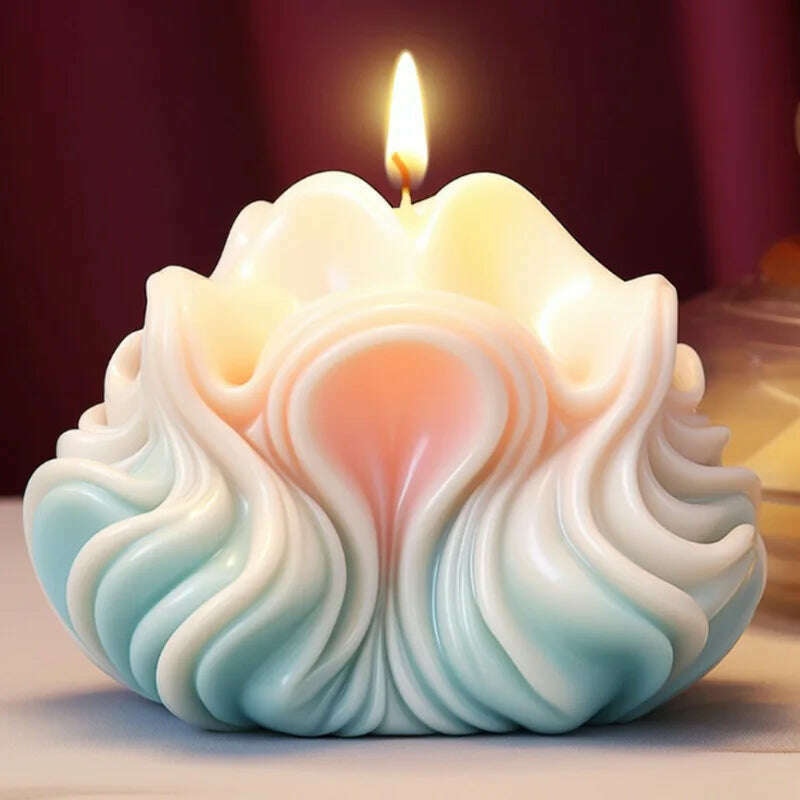 New Ocean Shell Coral Candle Silicone Mold Handmade Aromatherapy Candle Decoration Coral Flower Shell Cake Soap Epoxy Resin Mold