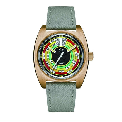 NEW Seizenn W10 WW2 Field Watch Retro Arrow Pilot Watch Men Mechanical Manual Hand Wind Luminous Merkur CUSN8 Bronze Turtle Case