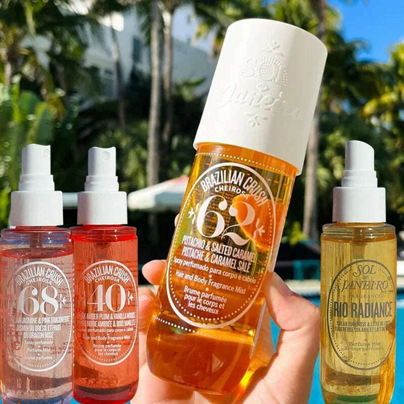 Nourishing Moisturizing Skin Care Body Spray Hot Brand Fragrance Brazilian Body Spray Long Lasting Fruity Fragrance Deodorant
