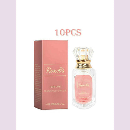 Ouhoe 30ml Lychee Floral Scent Perfume Spray Charming Flirting Dating Light Fragrance Attract Floral Scent Pheromone Perfume