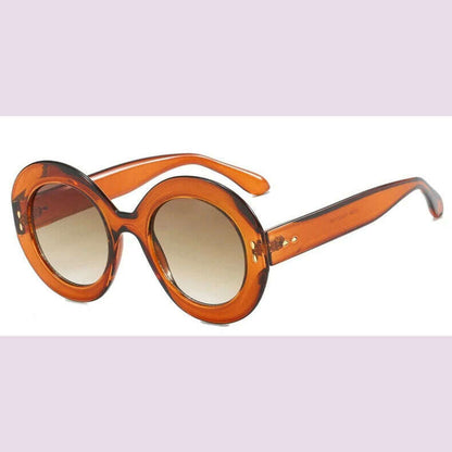 Oversized Round Glasses Frames Women Fashion Clear Lens Optical Eyeglasses Frame Ladies Eyewear Leopard Black