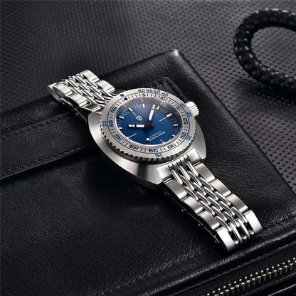 PAGANI DESIGN 2024 New Men's Automatic Mechanical Divers Watches NH38 Sapphire Stainless Steel 300m Waterproof AR Watch for Men