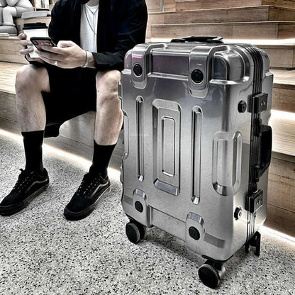 Personalized luggage for boys Strong ruggedness 28 "silent shock-proof trolley suitcase box travel 20/24" carry on boarding case