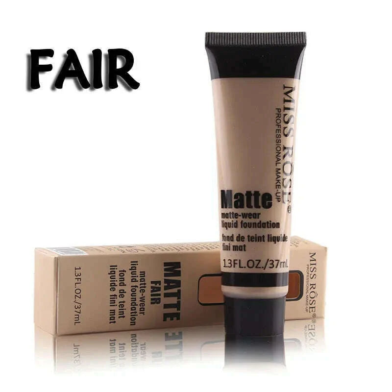 Professional Base Matte Liquid Foundation Makeup Waterproof Face Concealer Foundation Cosmetics Repair Face Make Up