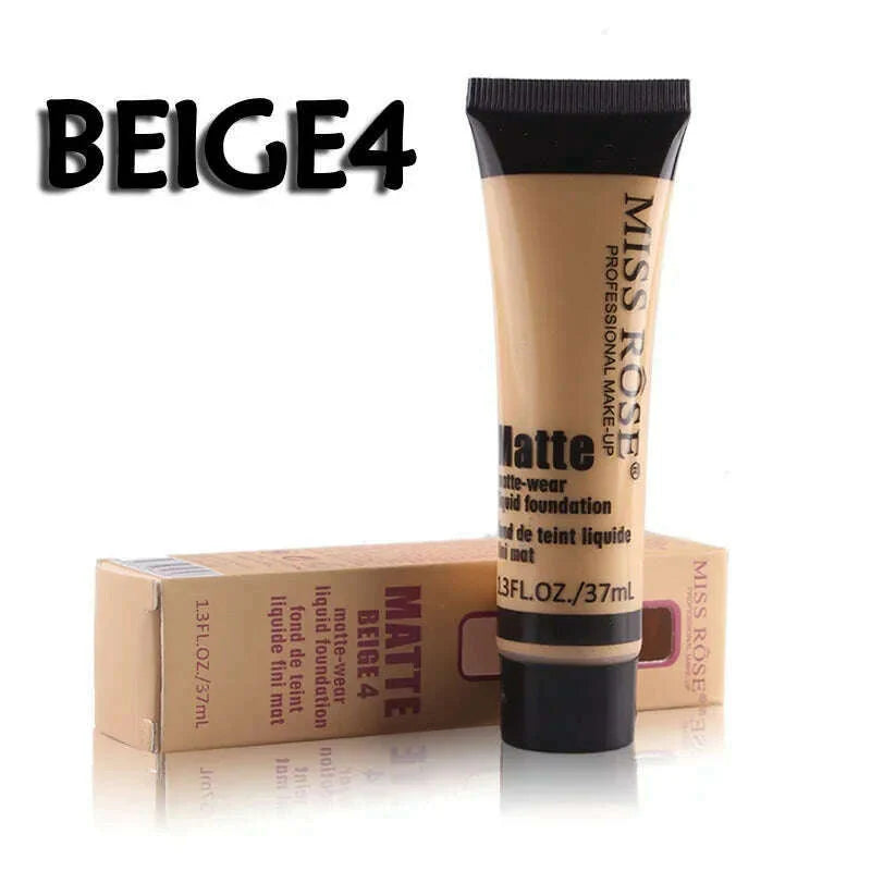 Professional Base Matte Liquid Foundation Makeup Waterproof Face Concealer Foundation Cosmetics Repair Face Make Up