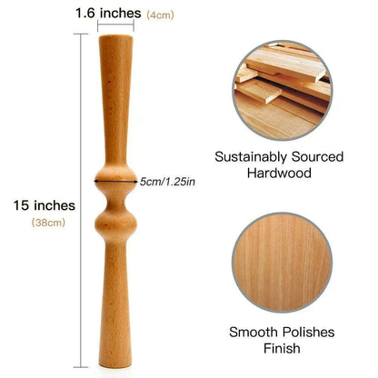 Professional Wood Therapy Massage Tools, Maderoterapia Kit for Anticellulite, Gua Sha Tools for Body Shaping, Muscle Pain Relief