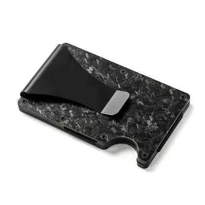 RFID Clip Metal Wallet Blocking Aluminum Minimalist Credit Card Holder Money Wallets 2024 All Color Slim Business Bank Id Case