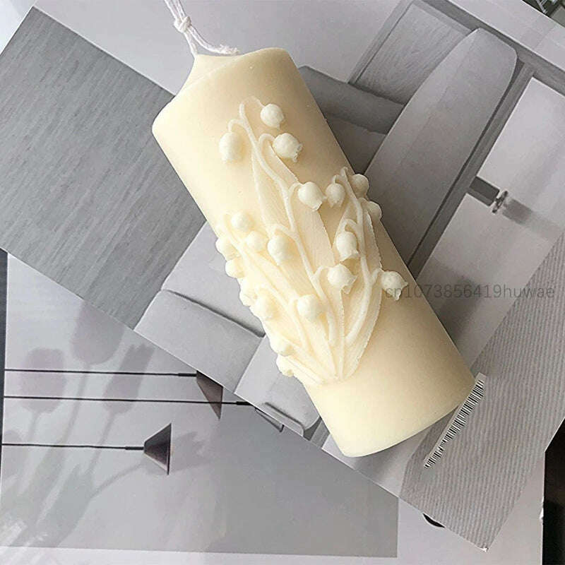Rose Flower Bouquet Scented Candle Silicone Mold DIY Handmade Handicrafts Candle Making Plaster Soap Mould Home Decoration Tools
