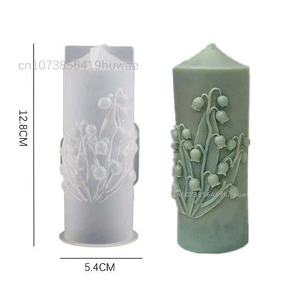 Rose Flower Bouquet Scented Candle Silicone Mold DIY Handmade Handicrafts Candle Making Plaster Soap Mould Home Decoration Tools