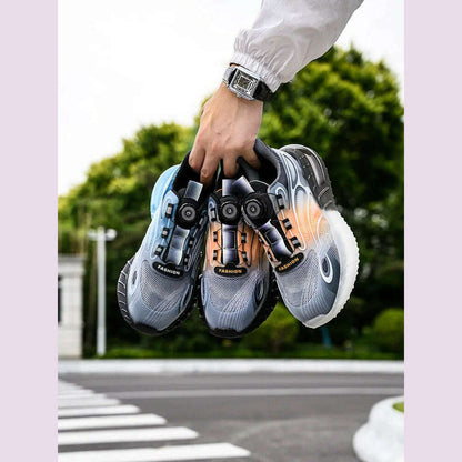 Rotating Buckle for Safety Shoes Men's Work Boot Breathable Light Steel Toe  Protective Sneakers Welted Business Security Shoes
