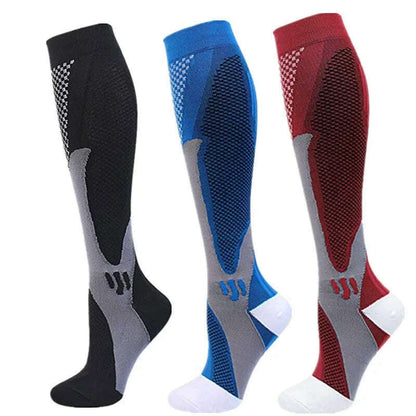 S-XXL 3 Pairs Pack/Socks Compression Socks 30 Mmhg Fit For Medical Edema Diabetes Varicose Veins Running Sports Socks Size XXL