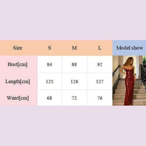 Sexy Woman Strapless Burgundy Slim Leather Long Dress Elegant Back Lace Up Side Slit Sleeveless Dresses 2025 Evening Party Robe