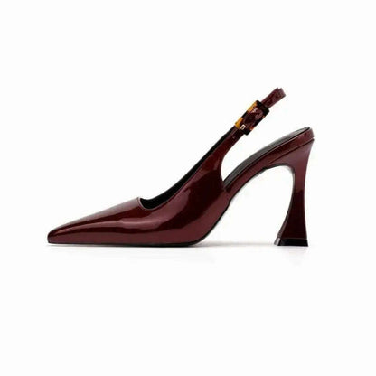 Sharp Pointed Niche Women Shoe 2025 Fashion New Women High Heel Versatile Simple Single Shoes Trendy Temperament Women's Sandals