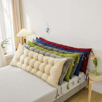 Sofa Long Cushion Headboard Reading Pillows Bedside Thicken Cushion Large Backrest Lumbar Pillows Back Support Tatami Pillow