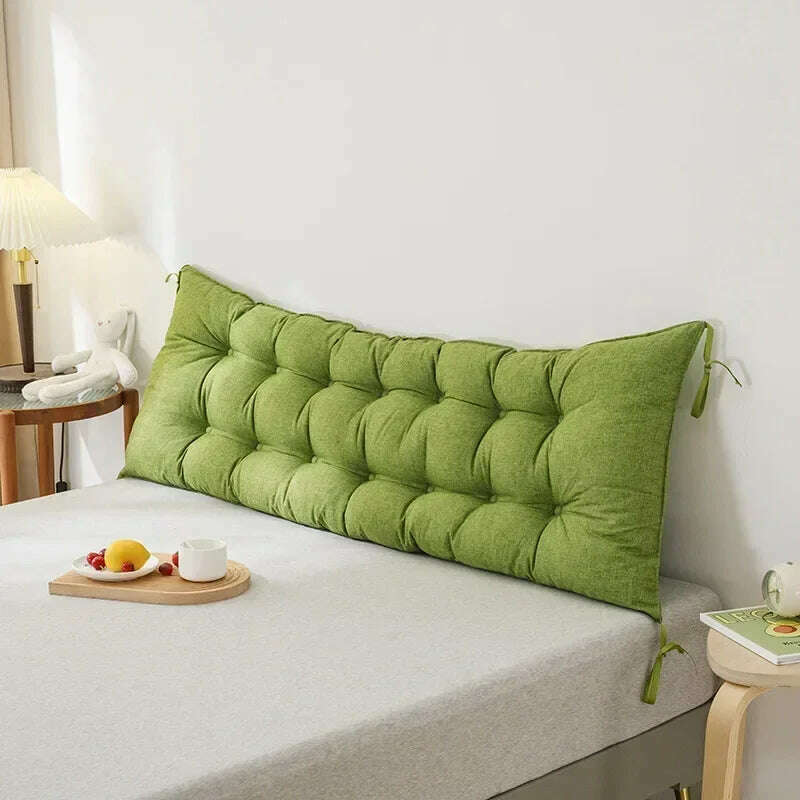 Sofa Long Cushion Headboard Reading Pillows Bedside Thicken Cushion Large Backrest Lumbar Pillows Back Support Tatami Pillow