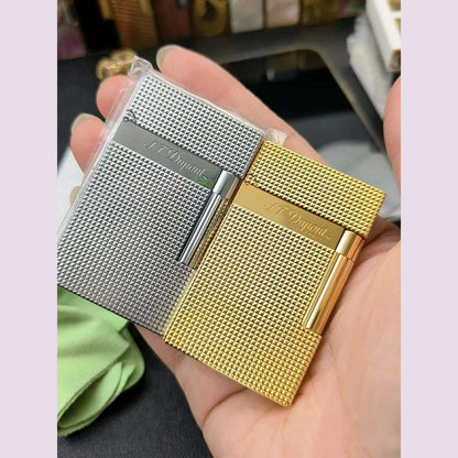 S.T. Dupont lighter, classic Paris nail style, crisp sound lighter, top manufacturer quality, gift for men