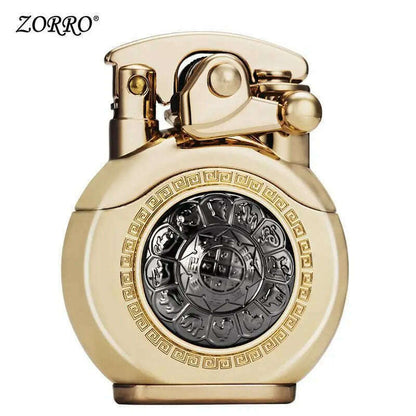 The New Zorro ARMOR Kerosene Lighter. The Turntable Rocker Arm Automatically Ignites. Gasoline Lighter