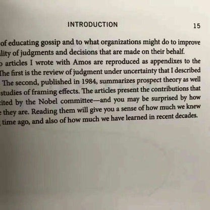 Thinking Fast and Slow Economic Books In English Self Management Novels