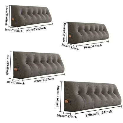 Triangle Cushion Sofa Waist Cushion Tatami Triangle Cushion Waist Pillow Cushions Home Headboard Pillow with Removable Cover