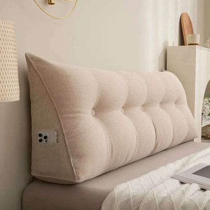 Triangle Cushion Sofa Waist Cushion Tatami Triangle Cushion Waist Pillow Cushions Home Headboard Pillow with Removable Cover