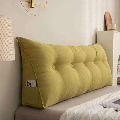 Triangle Cushion Sofa Waist Cushion Tatami Triangle Cushion Waist Pillow Cushions Home Headboard Pillow with Removable Cover