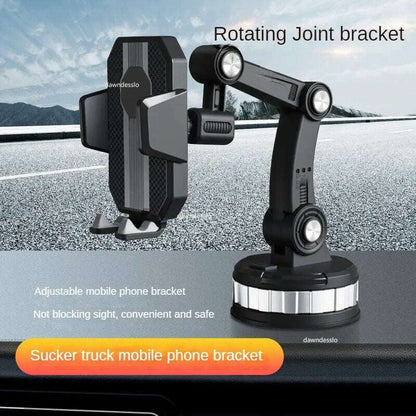 Universal Large Truck Extended Suction Cup Type Car Holder Fixed Shockproof Mobile Phone Stand Big Joint GPS Navigation Holder