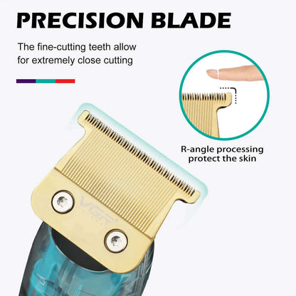 VGR Hair Trimmer Cordless Hair Cutting Machine Electric Hair Clipper Barber Haircut IPX7 Waterproof Zero Cutting Machine V-961