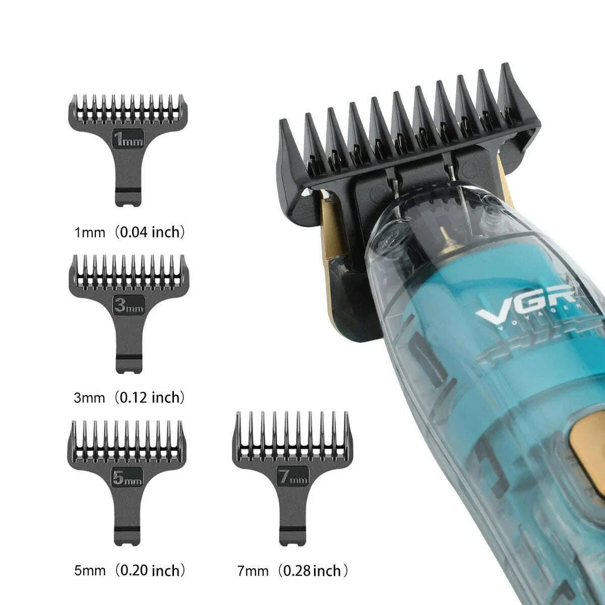 VGR Hair Trimmer Cordless Hair Cutting Machine Electric Hair Clipper Barber Haircut IPX7 Waterproof Zero Cutting Machine V-961