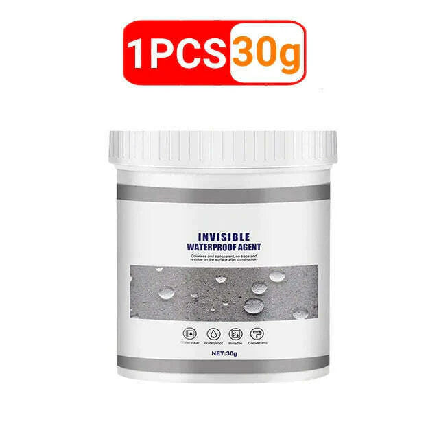 Waterproof Coating Sealant Agent Invisible Paste Glue With Brush Repair Home Roof Transparent Bathroom Antileak Glue 300g/900g