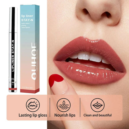 Waterproof Lip Liner Long Lasting Matte Sexy Plumper Peel off Lipliner Contour Tint Lipstick Charming Gloss Tatto Makeup Pencil