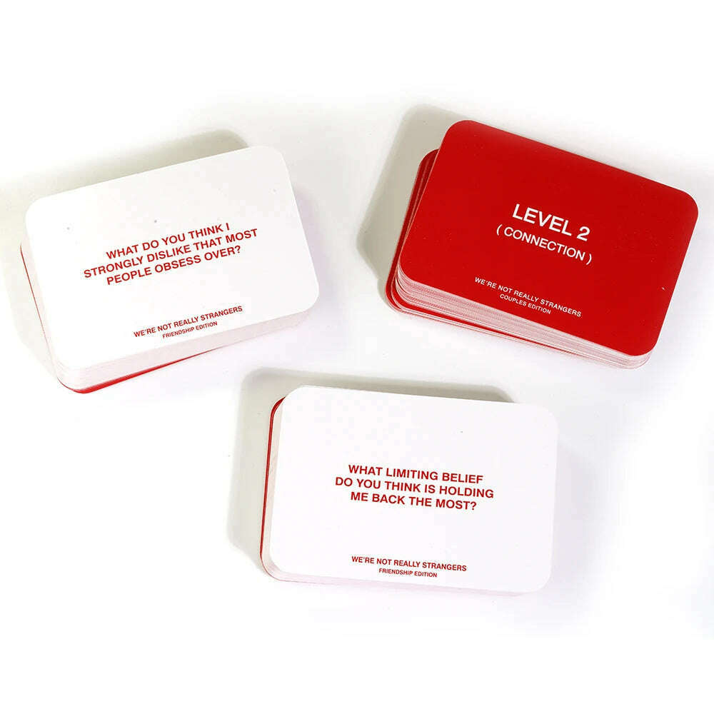 We're Not Really Strangers Friendship Edition Card Game - an Interactive Adult Card Game and Icebreaker Board Game
